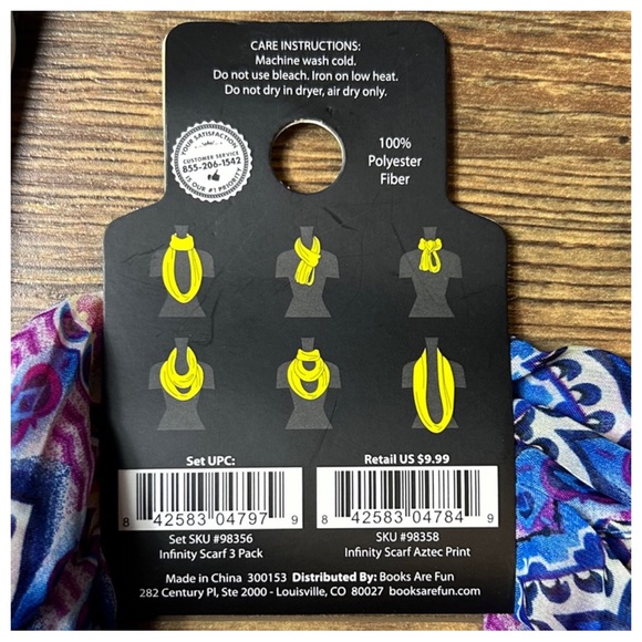 NWT Sofia Vitali Infinity Scarfs (set of 3) - Picture 7 of 7